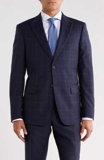Windowpane Wool Sport Coat