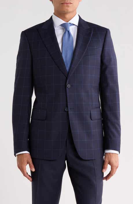 Windowpane Wool Sport Coat