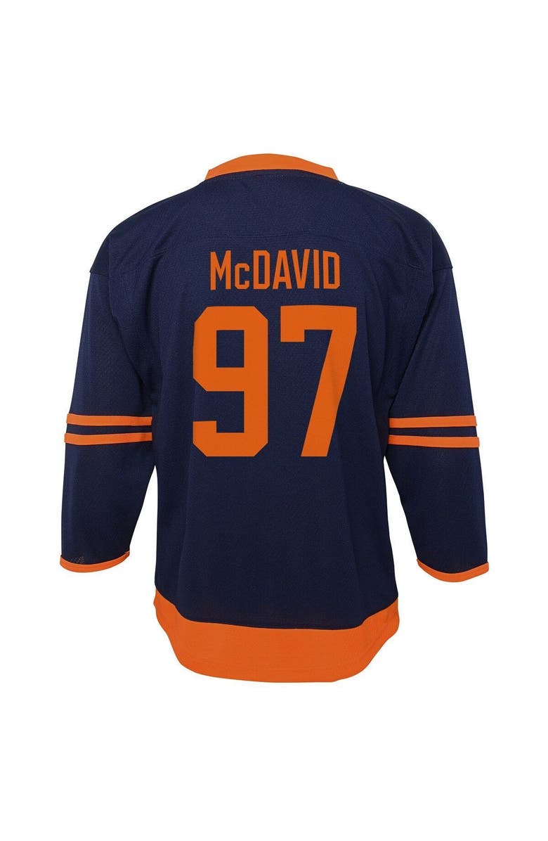 Outerstuff Preschool Connor McDavid Navy Edmonton Oilers Alternate Replica Player Jersey, Alternate, color,