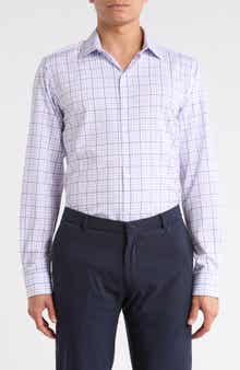Nautica Slim Fit Plaid Dress Shirt