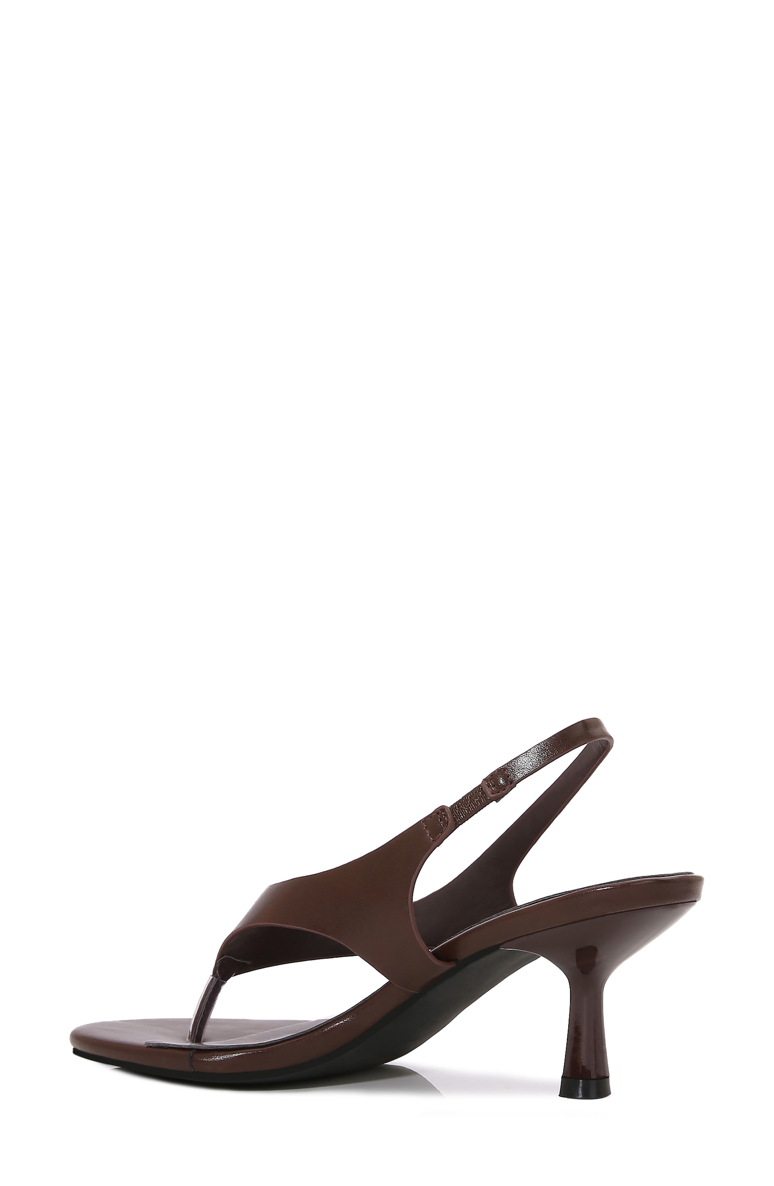 Freddy Kitten Heel Thong Sandal, Alternate, color, COFFEE