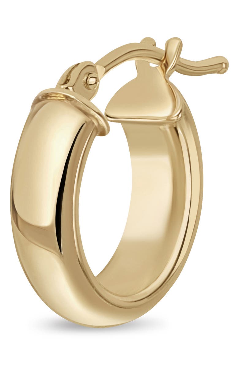 Bony Levy Essentials 14K Gold Smooth Hoop Earrings, Alternate, color, Yellow Gold