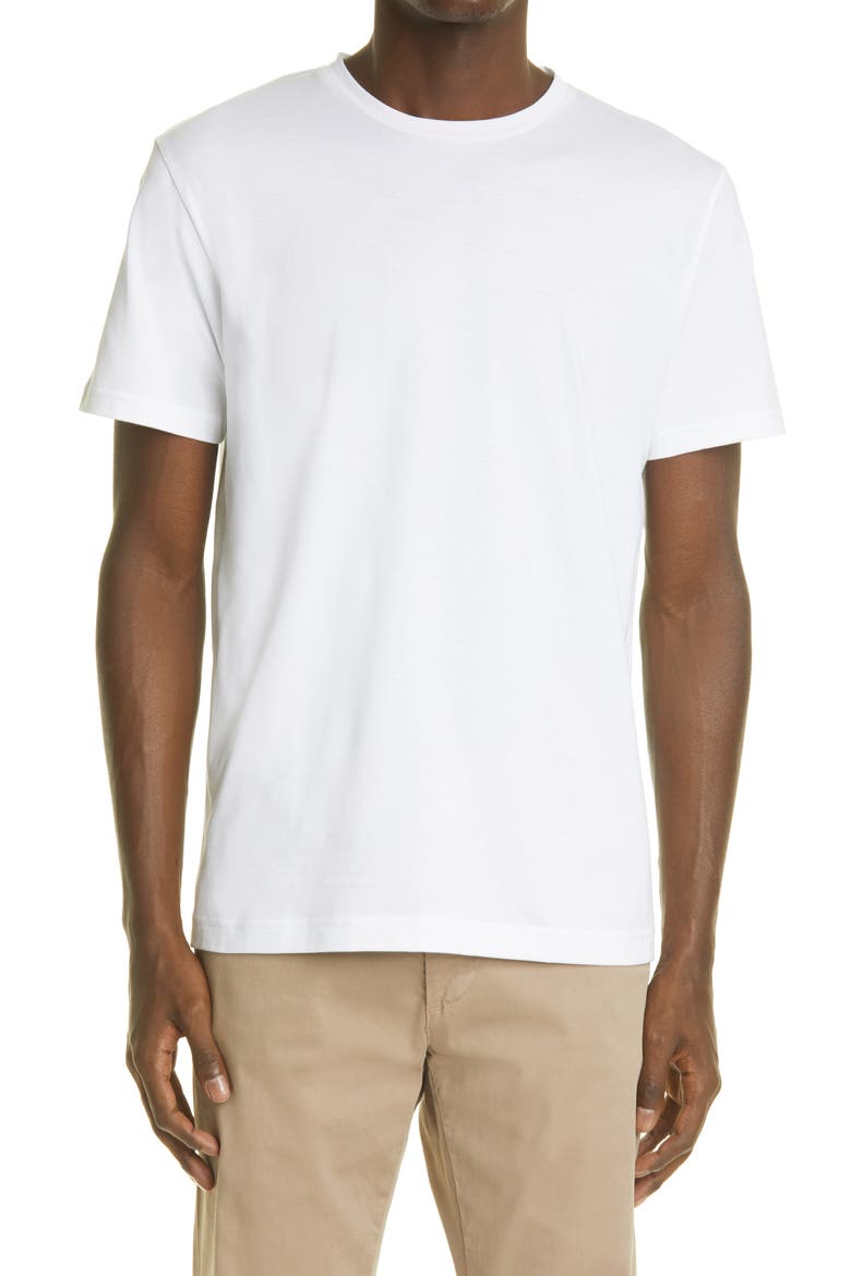 Riviera Organic Cotton T-Shirt, Main, color, WHITE