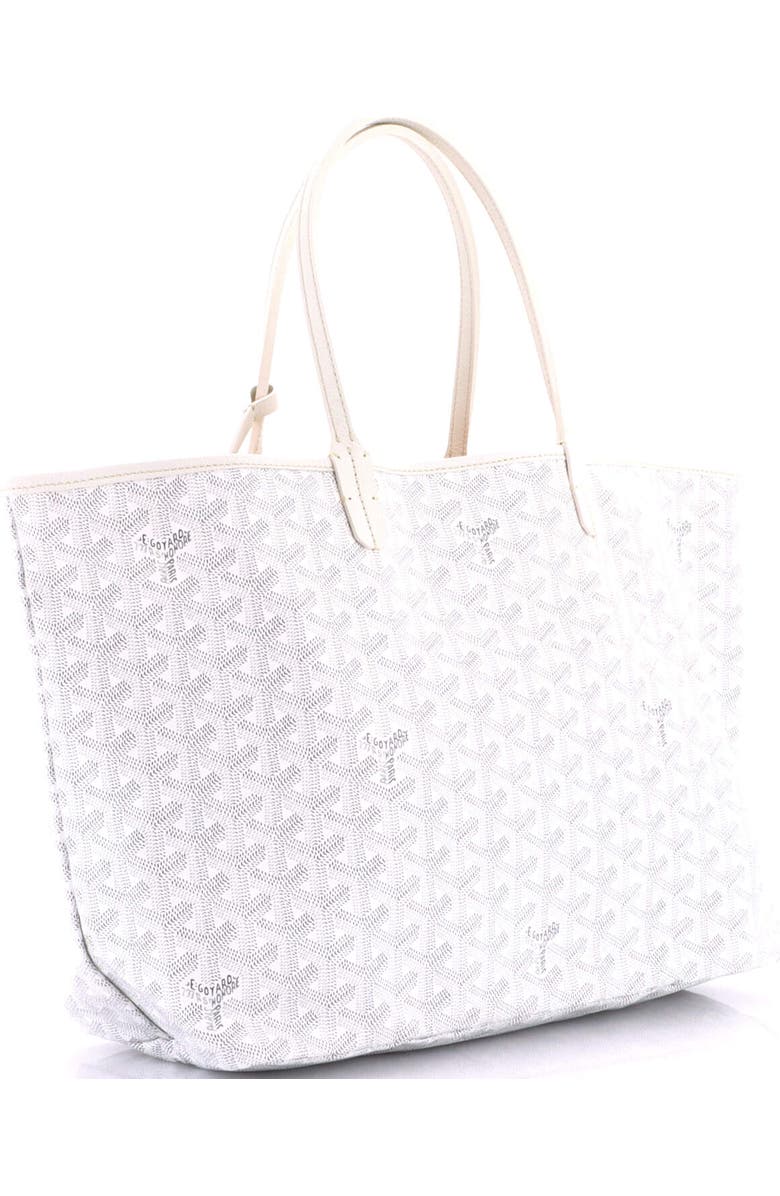 Pre-Owned Goyard Saint Louis Tote Coated Canvas PM, Alternate, color, White
