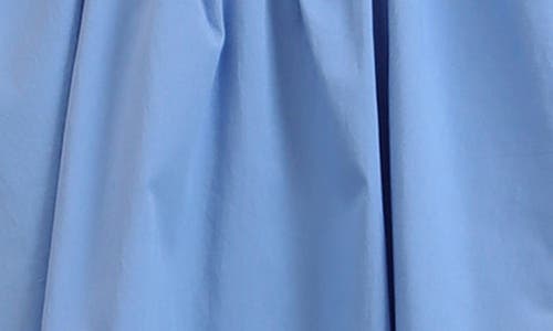 Avec Les Filles Corset Skater Minidress In Blue