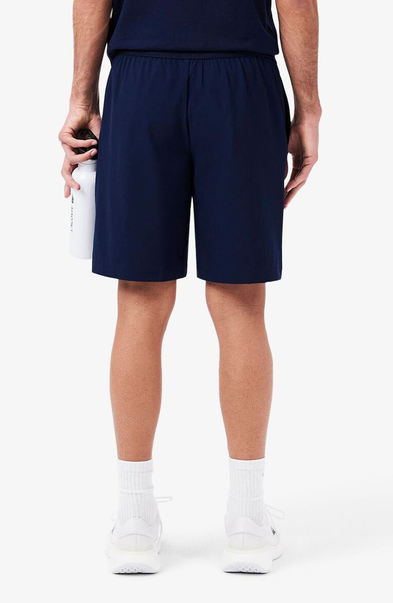 Lacoste Solid Active Shorts, Alternate, color, Navy Blue