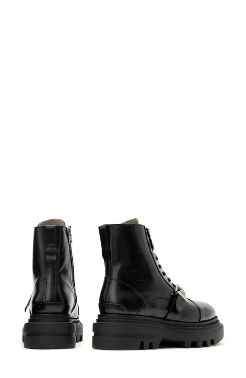 Allsaints Astrid Combat Boot In Black