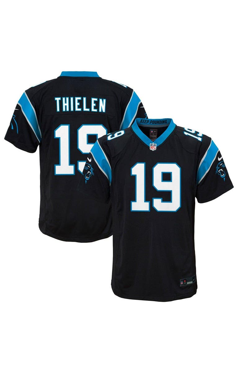 Nike Youth Nike Adam Thielen Black Carolina Panthers Game Jersey, Alternate, color, 