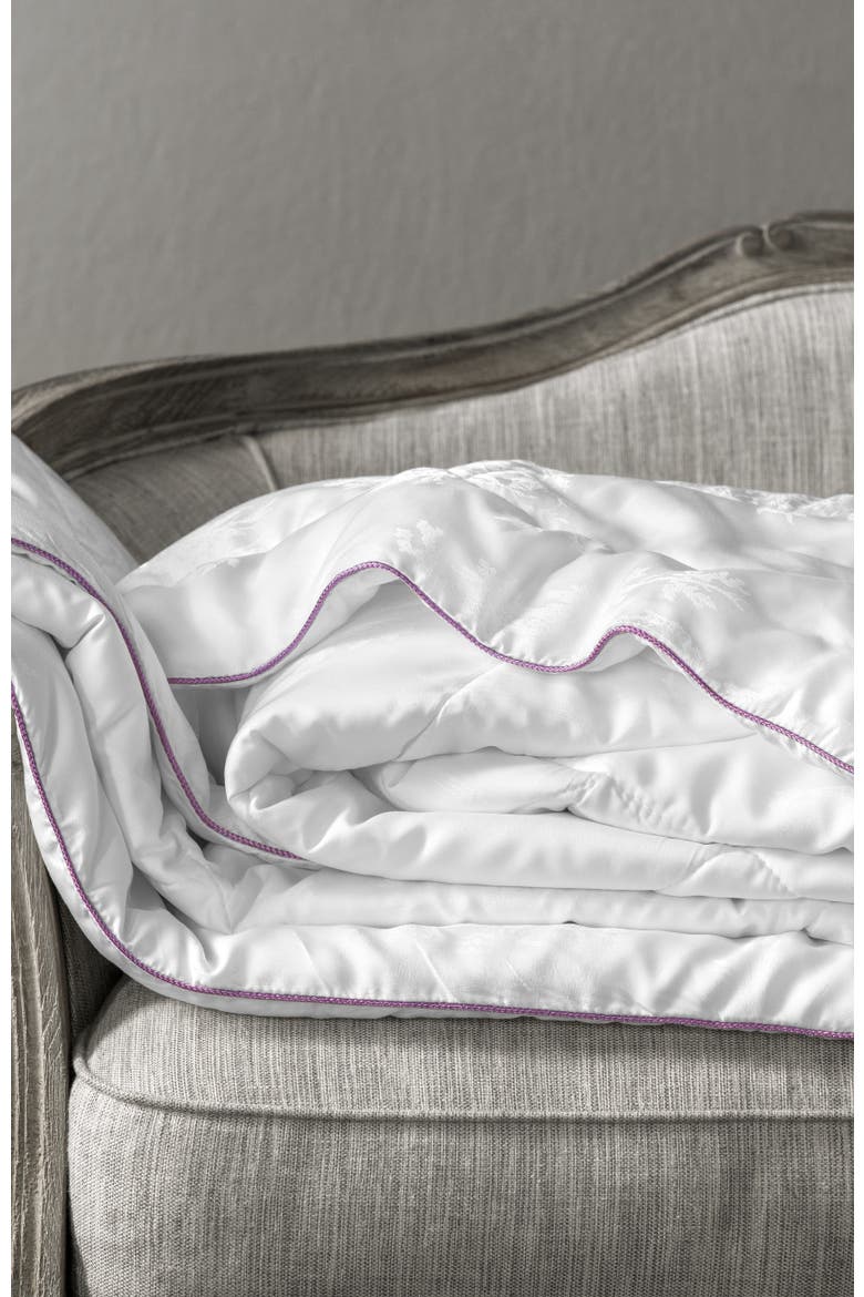 Milk Dreams comforter, Alternate, color, White