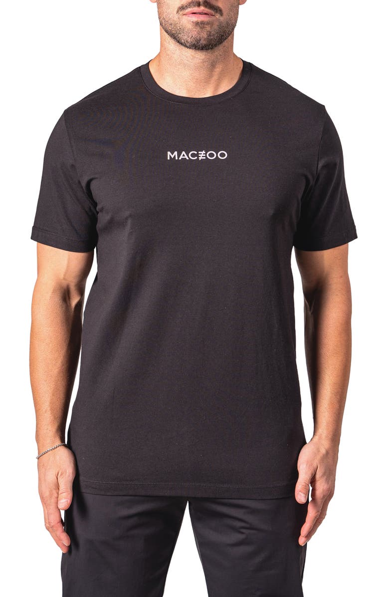 Maceoo Neon Asad Embellished T-Shirt, Main, color, Black