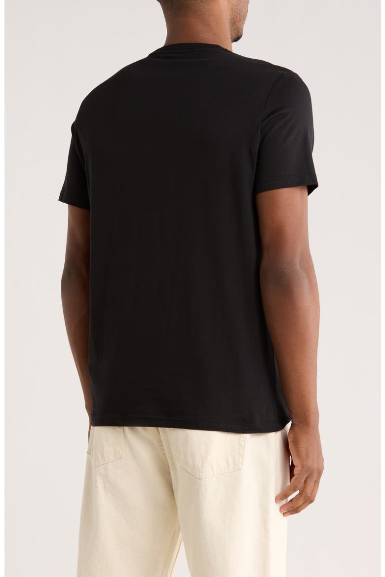 Outline Box Logo Graphic T-Shirt, Alternate, color, BLACK