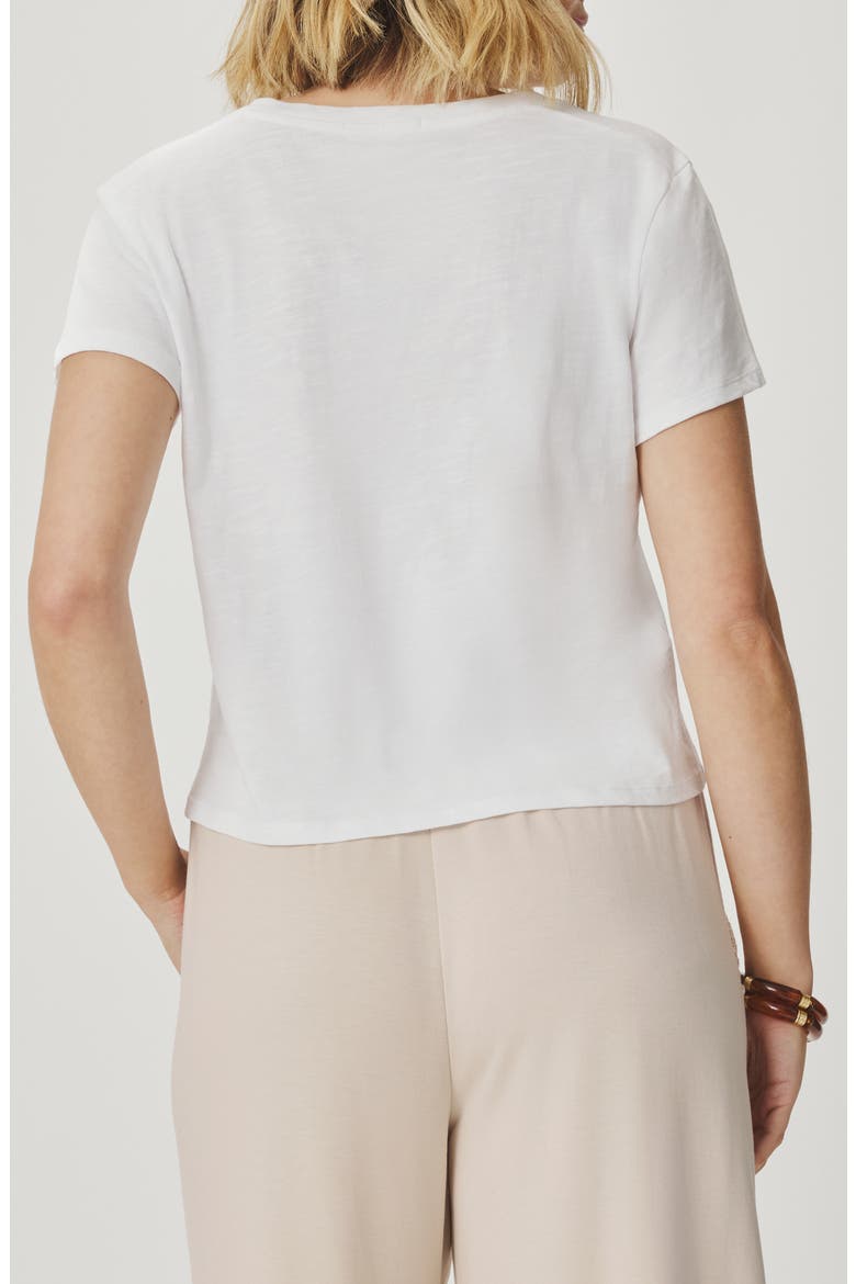 Louisa V-Neck T-Shirt, Alternate, color, WHITE