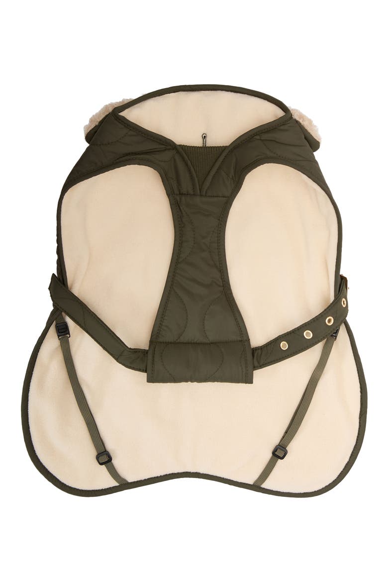 Beith Quilted Dog Coat, Alternate, color, OLIVE