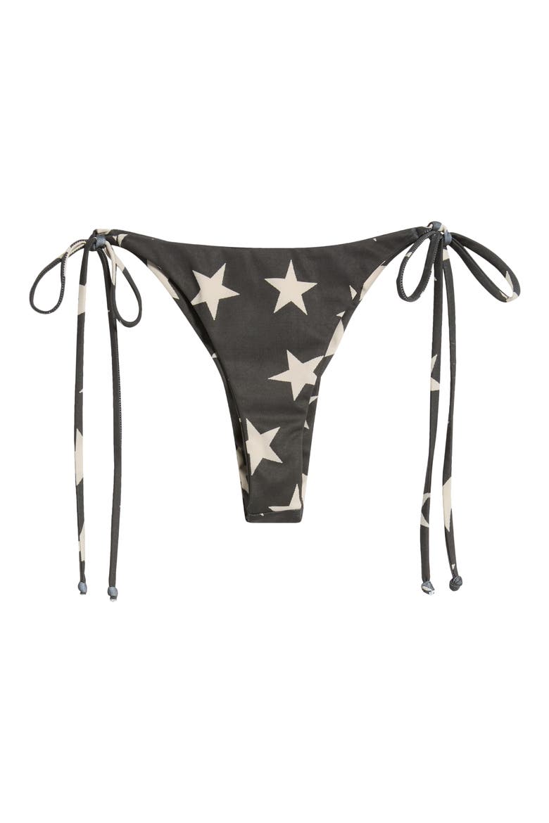 Belle Side Tie Bikini Bottoms, Alternate, color, STAR