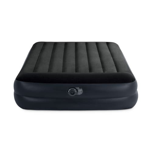 Intex Plus Pillow Rest Classic 16.5" High Queen Air Mattress With Built