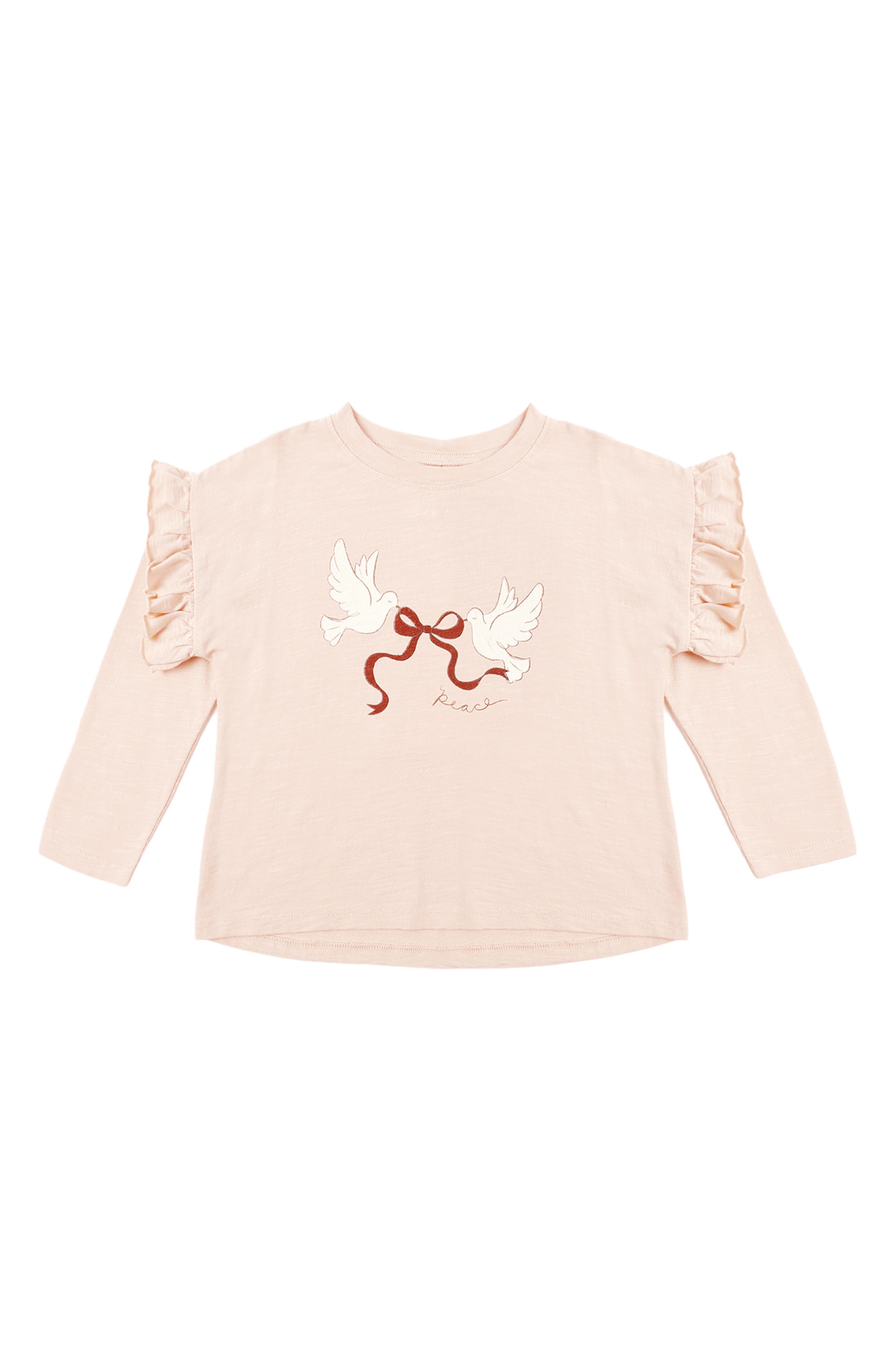 Ruffle Graphic T-Shirt