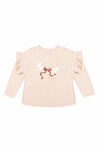 Ruffle Graphic T-Shirt