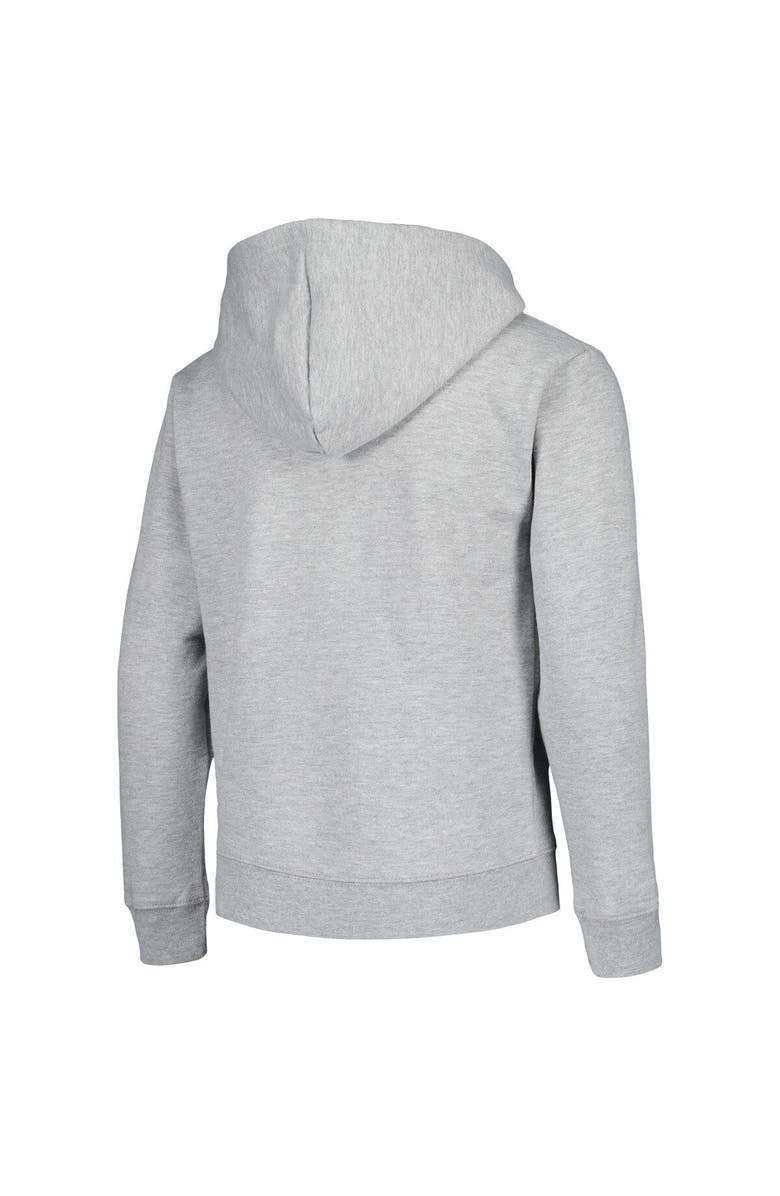 LEAGUE COLLEGIATE WEAR Youth League Collegiate Wear Heather Gray LSU Tigers Full-Zip Hoodie, Alternate, color, Heather Gray