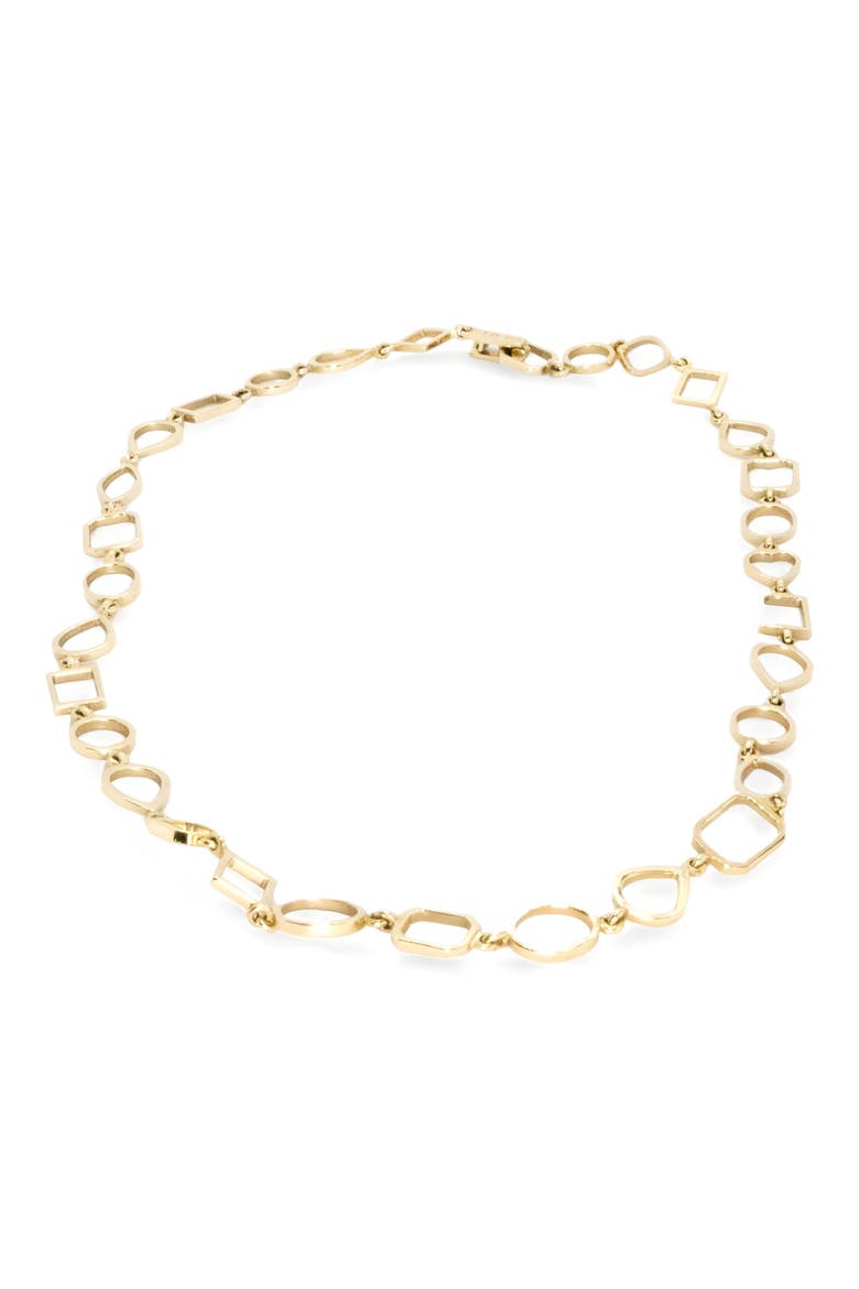 Mixed Chain Necklace, Alternate, color, 14K YELLOW GOLD