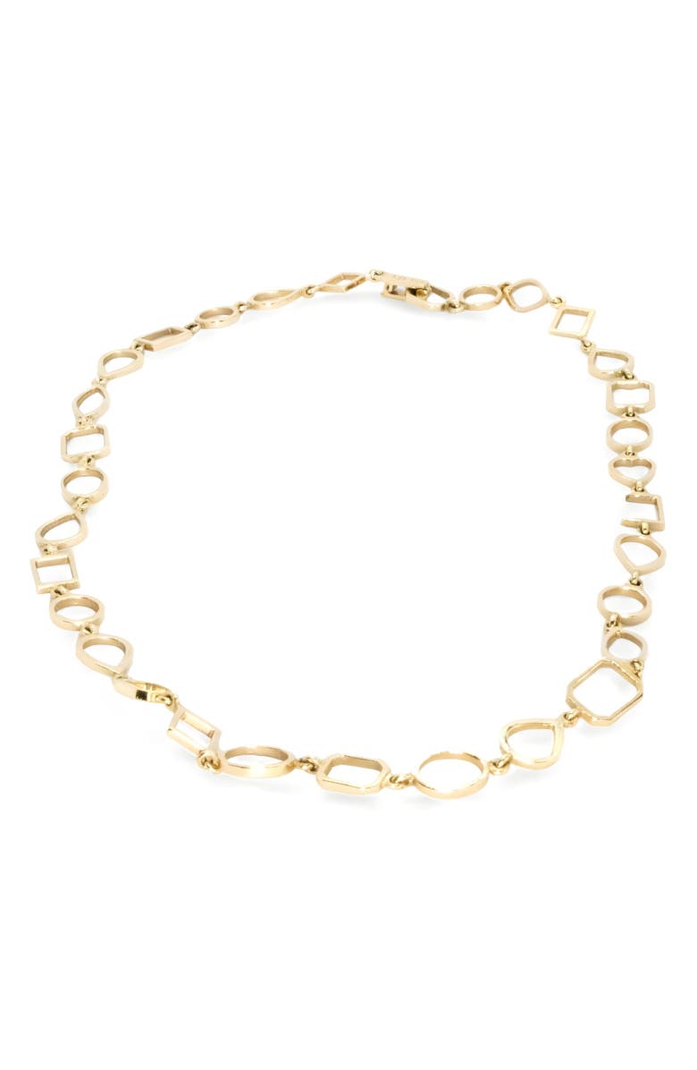 Leslie Paige Mixed Chain Necklace, Alternate, color, 14K Yellow Gold