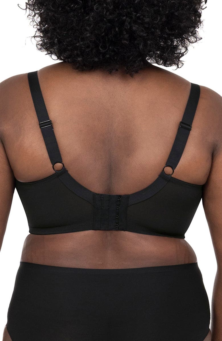 Goddess Verity Underwire Full Figure Bra, Alternate, color, Black