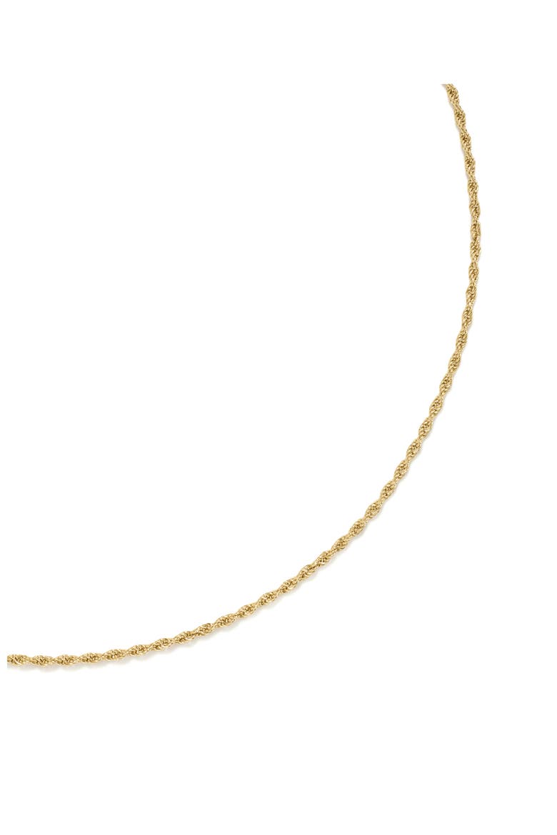 Fine Rope Chain Necklace, Alternate, color, GOLD