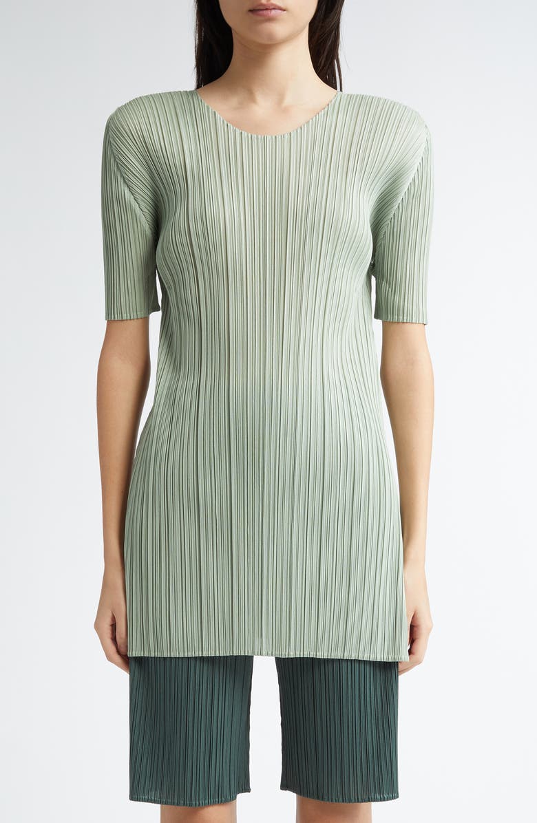 Pleats Please Issey Miyake Monthly Colors June Pleated Tunic, Main, color,