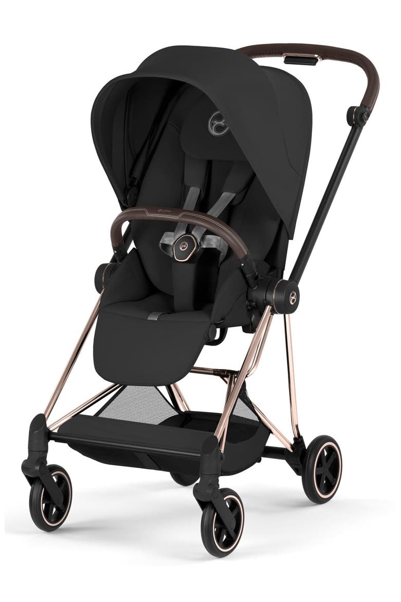 Mios Compact Stroller – Platinum Collection, Main, color, ROSE GOLD/ SEPIA BLACK