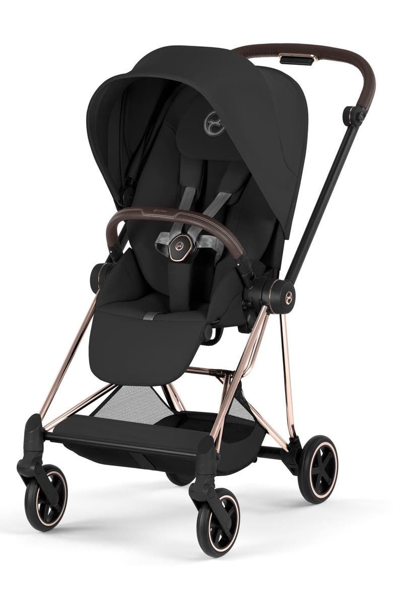 CYBEX Mios Compact Stroller – Platinum Collection, Main, color, Rose Gold/ Sepia Black