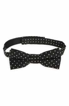 Nordstrom Kids' Boden Dot Silk Pre-Tied Bow Tie