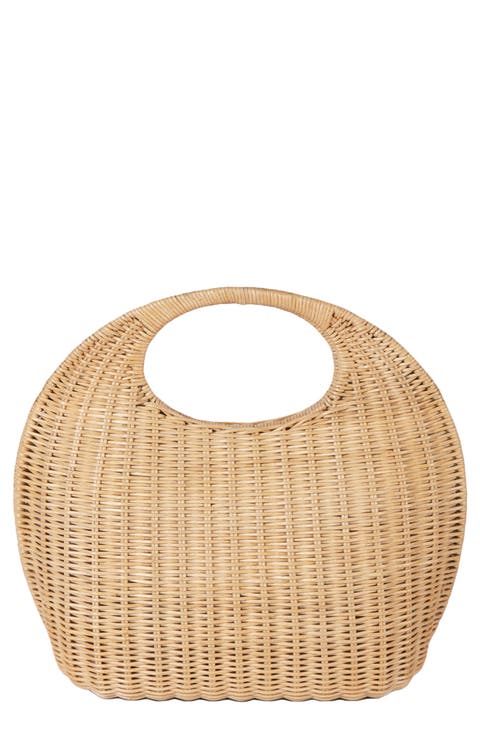 Aida Rattan Handbag