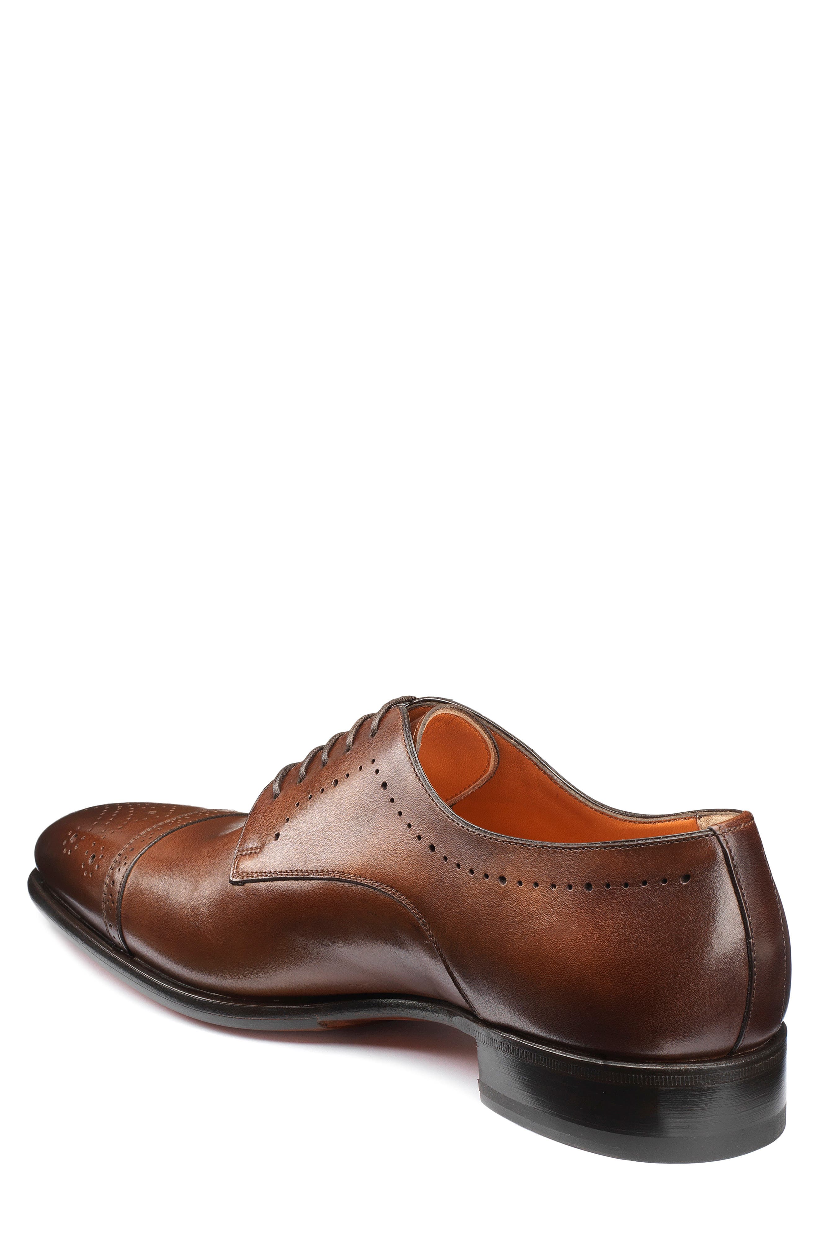 Santoni Ironside Cap Toe Derby, Alternate, color, 