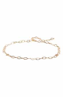 Kate Spade New York floral charm chain belt