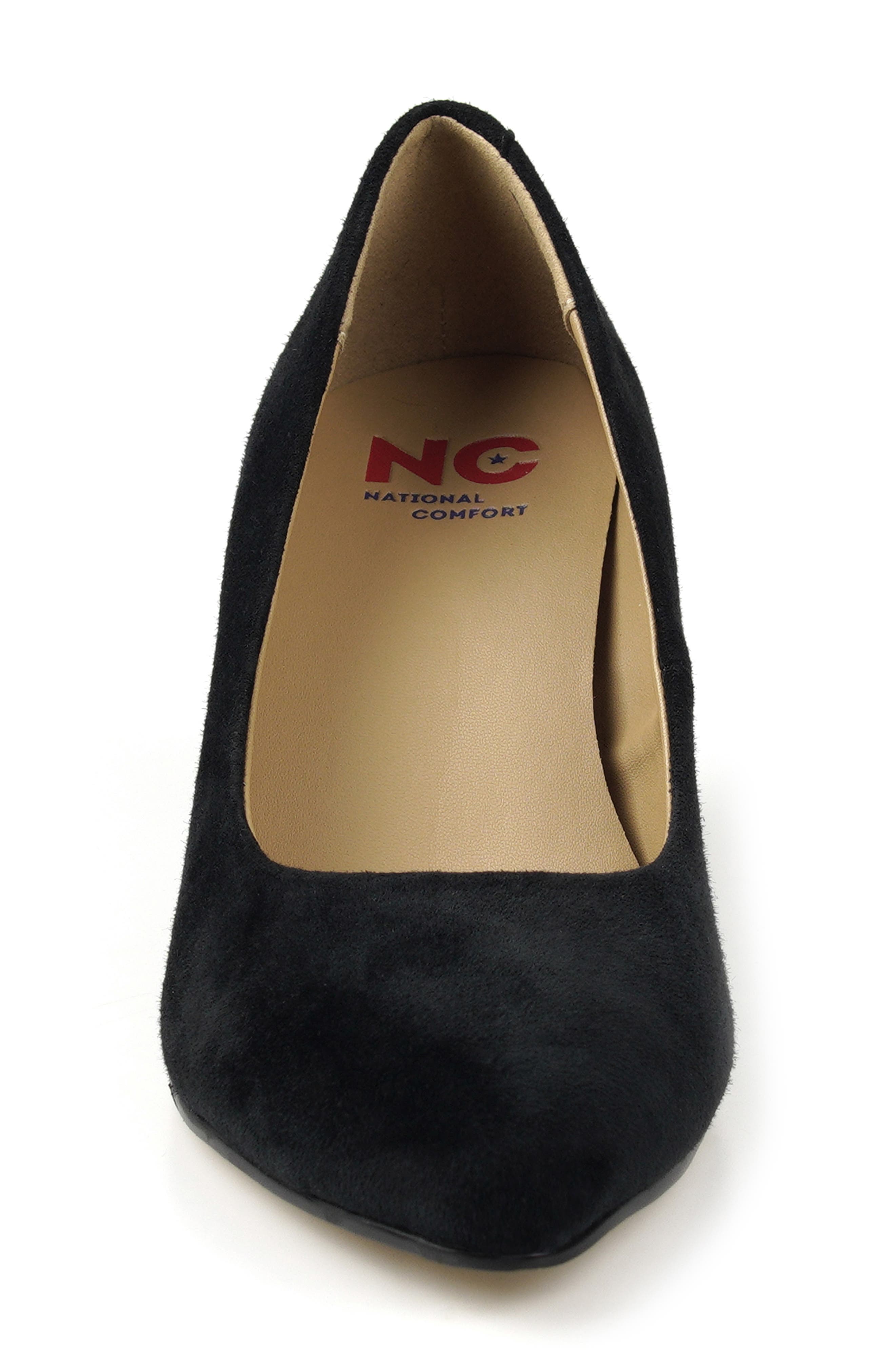 Wedge Pump, Alternate, color, BLACK SUEDE