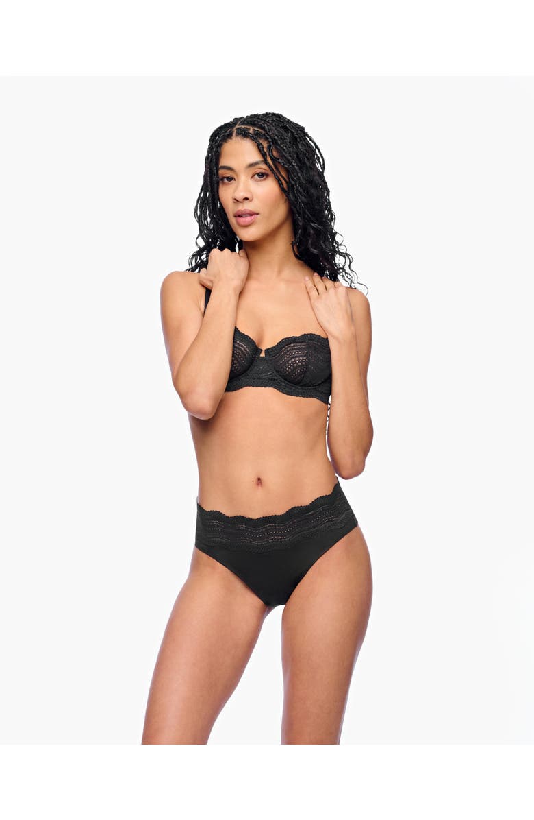 Cosabella Dolce High Rise Bikini, Main, color, Black