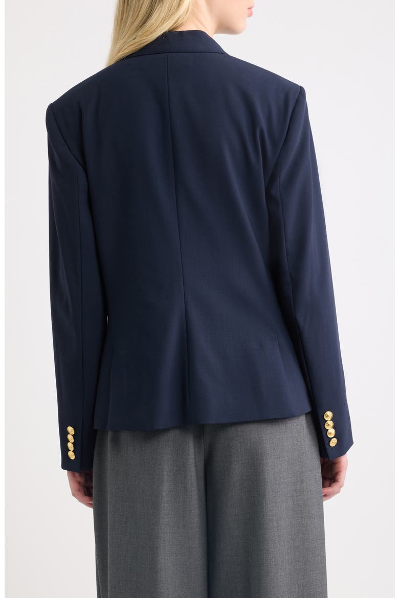 Stretch Wool Faille Blazer, Alternate, color, RL NAVY