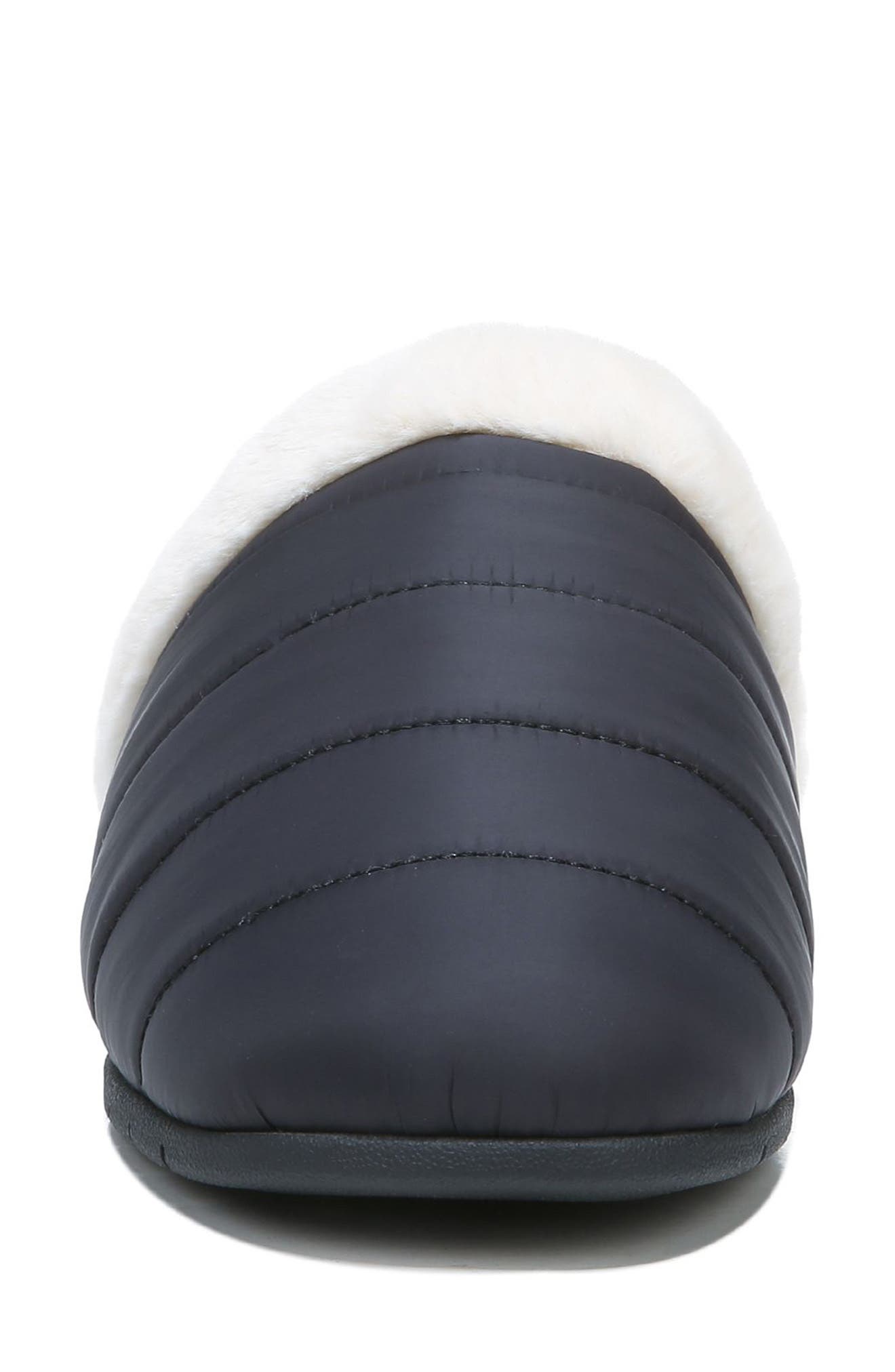 Vionic Josephine Quilted Faux Fur Lined Slipper, Alternate, color, 