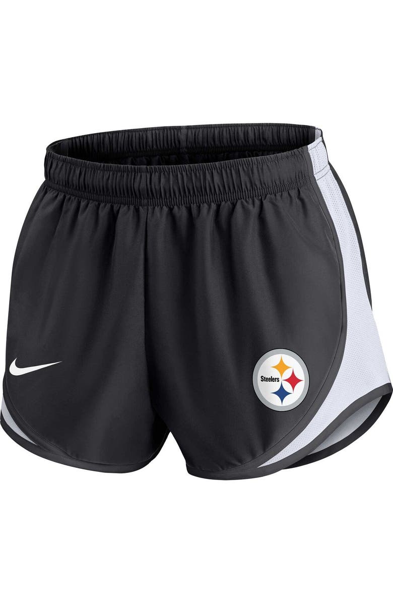 Nike Women's Nike Black Pittsburgh Steelers Performance Tempo Shorts, Alternate, color, Black