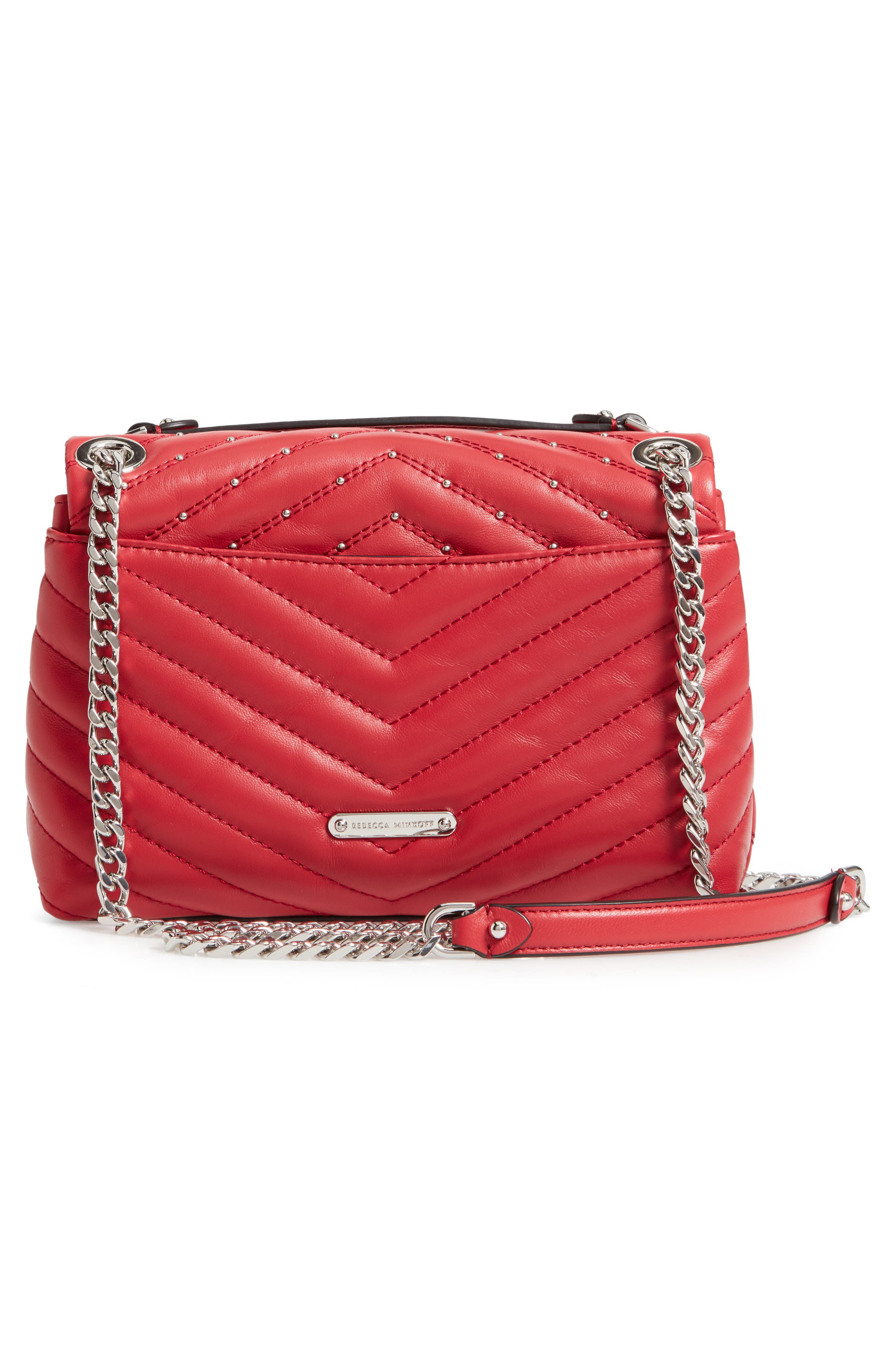 Rebecca Minkoff Edie Quilted Leather Crossbody Bag, Alternate, color, 