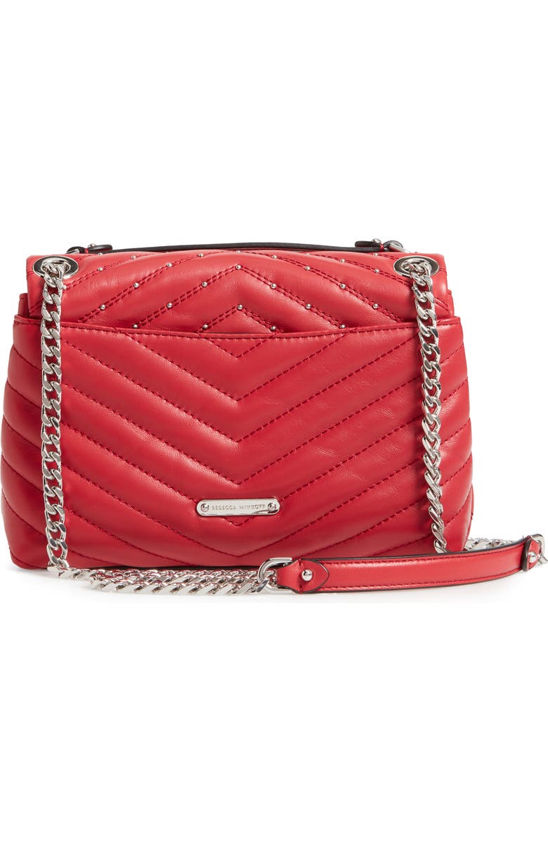 Rebecca Minkoff Edie Quilted Leather Crossbody Bag, Alternate, color,