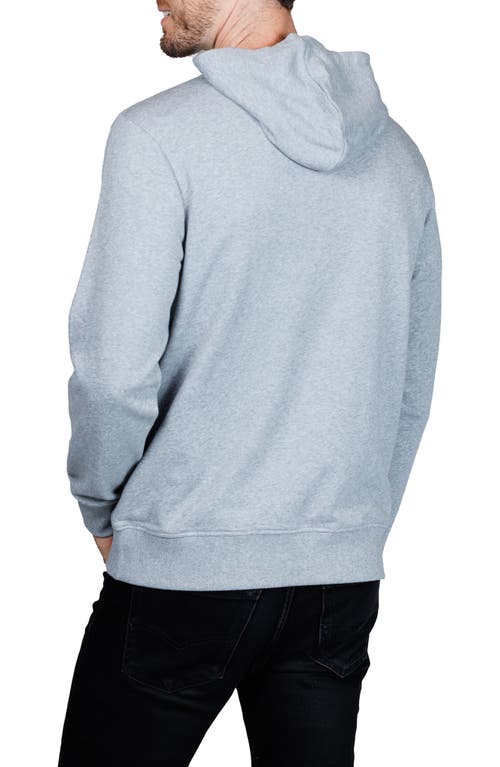 Tailorbyrd Cotton French Terry Hoodie In Gray
