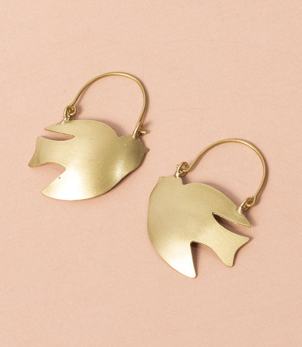Matr Boomie Pratima Bird Hoop Earrings (Women) | Nordstrom