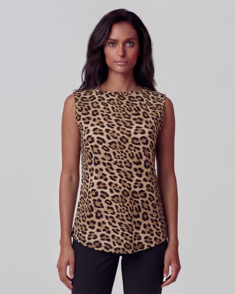 Leopard Womens Muscle Tank
