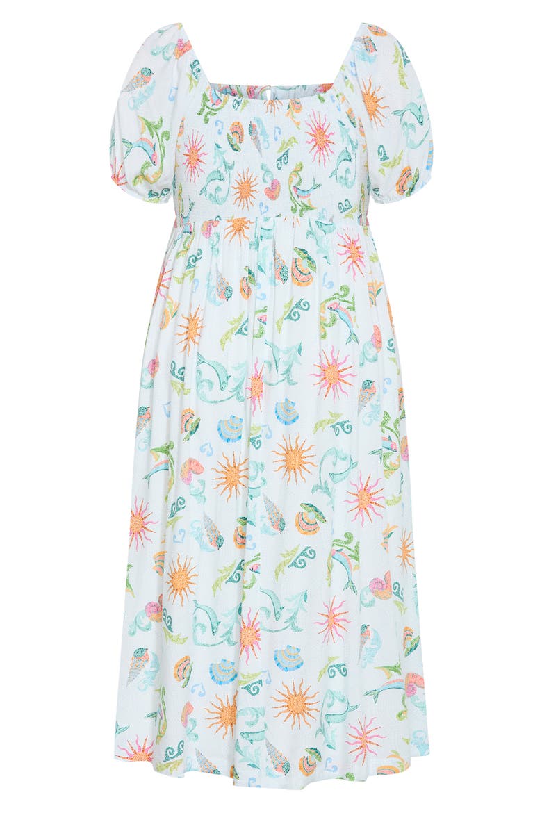 Abbie Ocean Print Sundress, Alternate, color, OCEAN PRINT