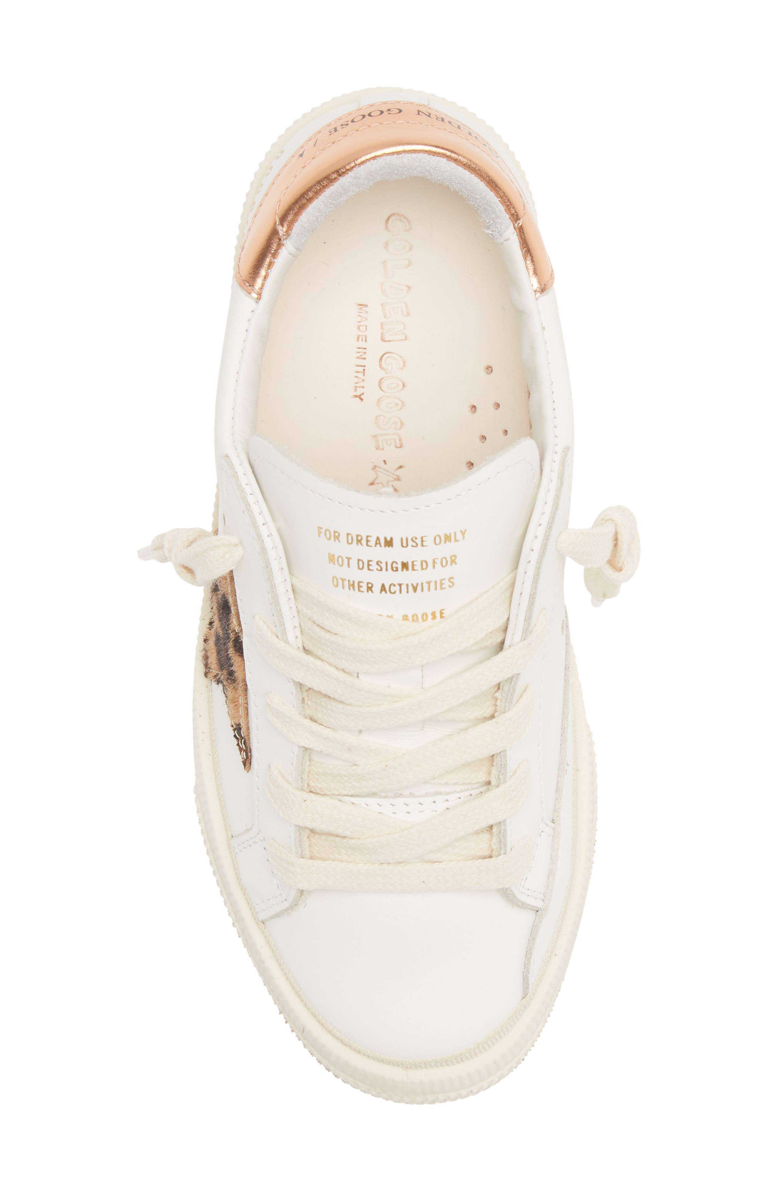 Golden Goose Kids' May Genuine Calf Hair Low Top Sneaker, Alternate, color, 