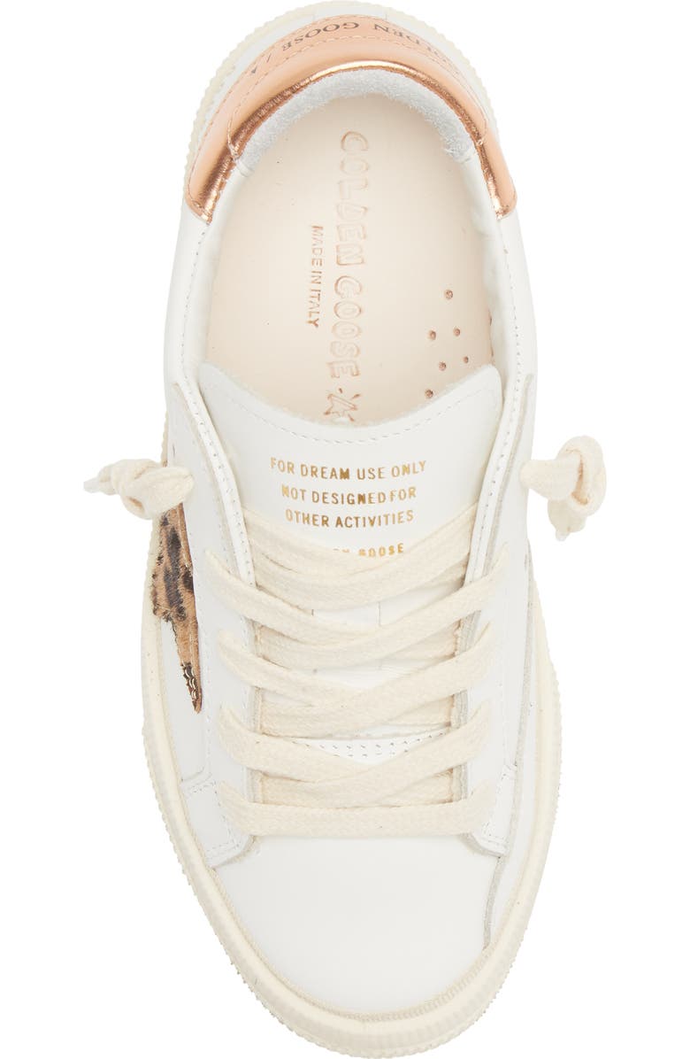 Golden Goose Kids' May Genuine Calf Hair Low Top Sneaker, Alternate, color,