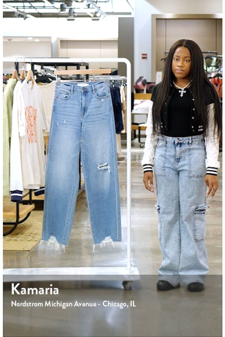 Logan High Waist Wide Leg Dad Jeans video