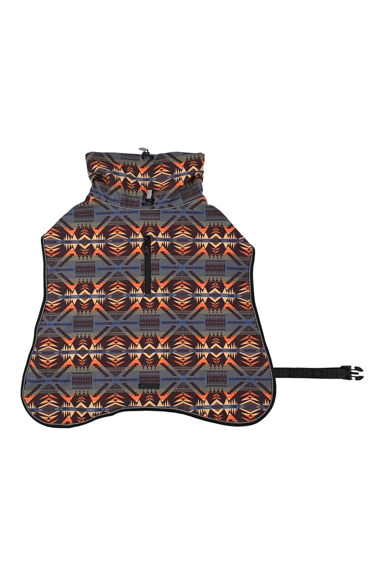 Waterproof Adventure Pet Coat, Alternate, color, MYSTIC LAKE