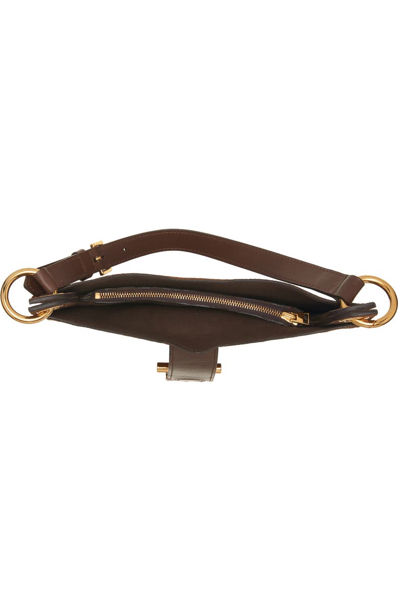 TOM FORD Small Tara Suede Top Handle Bag, Alternate, color,