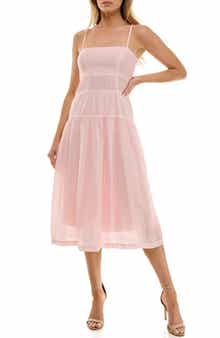 Socialite Tiered Midi Sundress